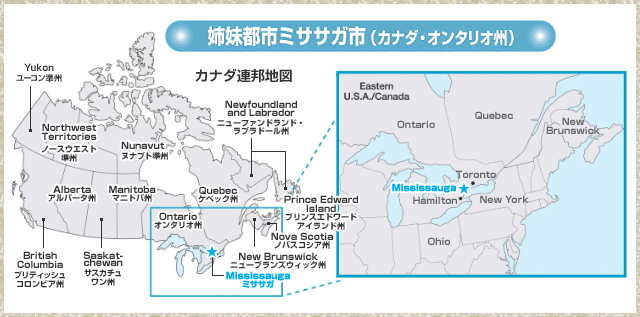 ミササガ市の地図